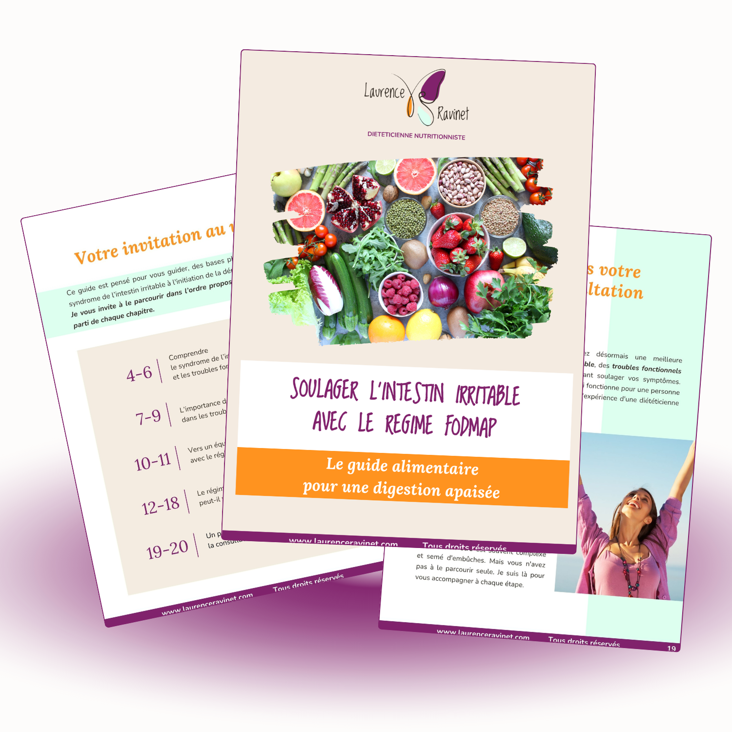 Visuel page de capture ebook FODMAP SII